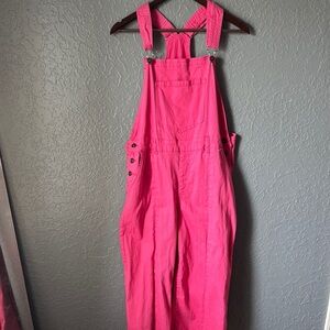Vibrant Pink Women's Overalls